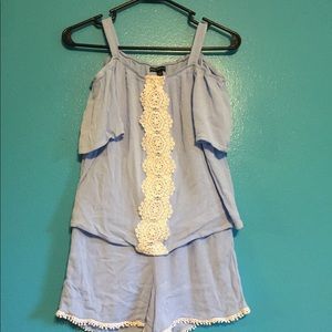 Sequin hearts girls - two piece